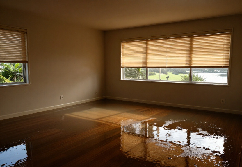 Commercial storage area in Kellyville with water damage and mould on walls